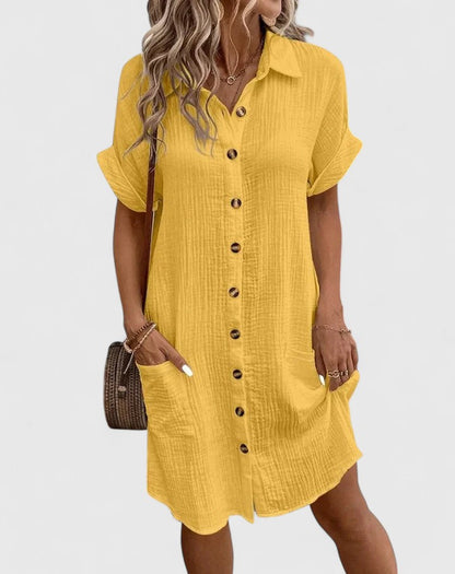 Casual Lightweight Relaxed Midi Dress for Sunny Outings | Lila 12