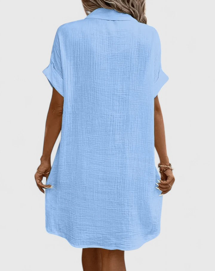 Casual Lightweight Relaxed Midi Dress for Sunny Outings | Lila 13