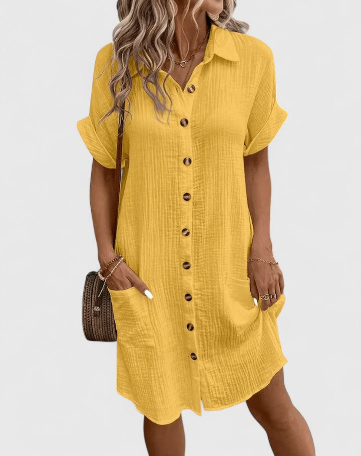 Casual Lightweight Relaxed Midi Dress for Sunny Outings | Lila 4