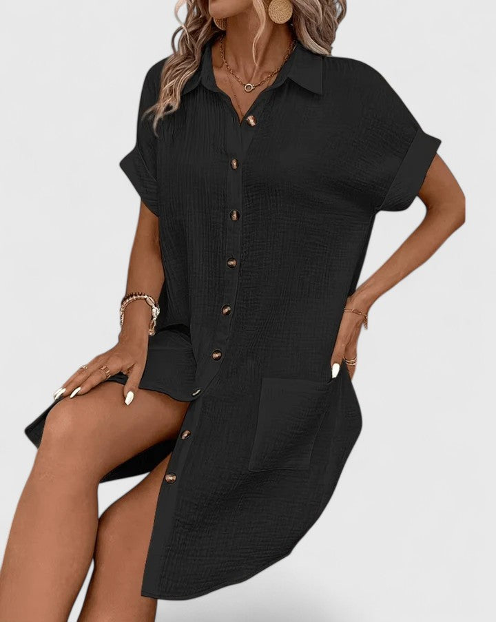 Casual Lightweight Relaxed Midi Dress for Sunny Outings | Lila 5