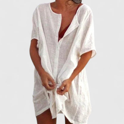 Casual Lightweight Tunic with Pockets for Effortless Style | Faye 2
