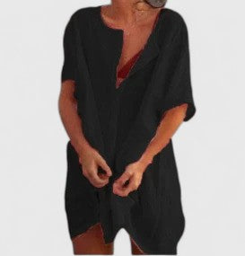 Casual Lightweight Tunic with Pockets for Effortless Style | Faye 12