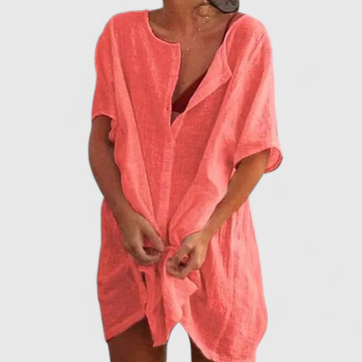 Casual Lightweight Tunic with Pockets for Effortless Style | Faye 5