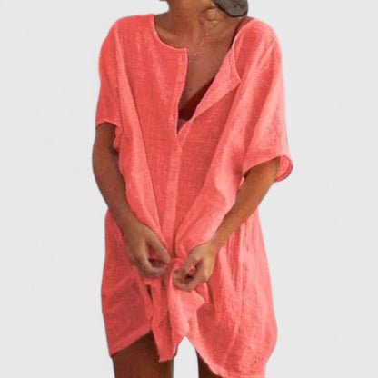 Casual Lightweight Tunic with Pockets for Effortless Style | Faye 6