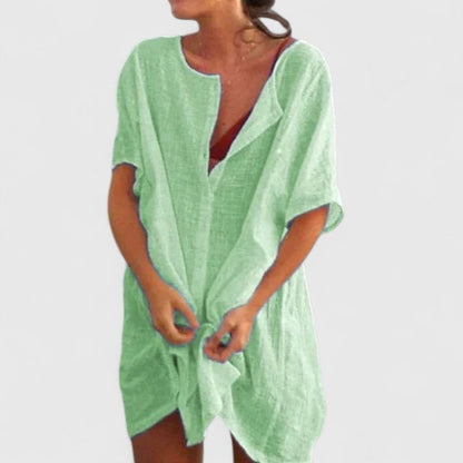 Casual Lightweight Tunic with Pockets for Effortless Style | Faye 8