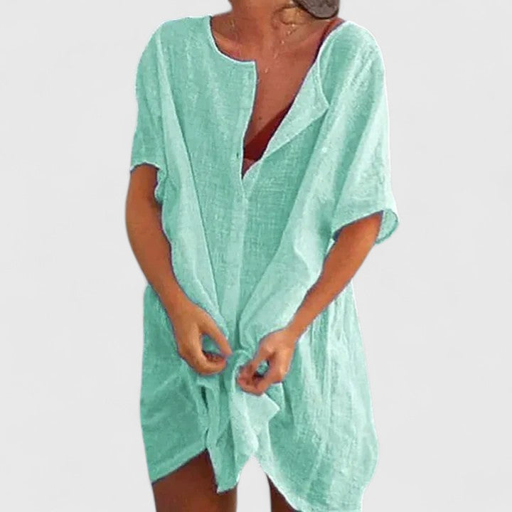 Casual Lightweight Tunic with Pockets for Effortless Style | Faye 9