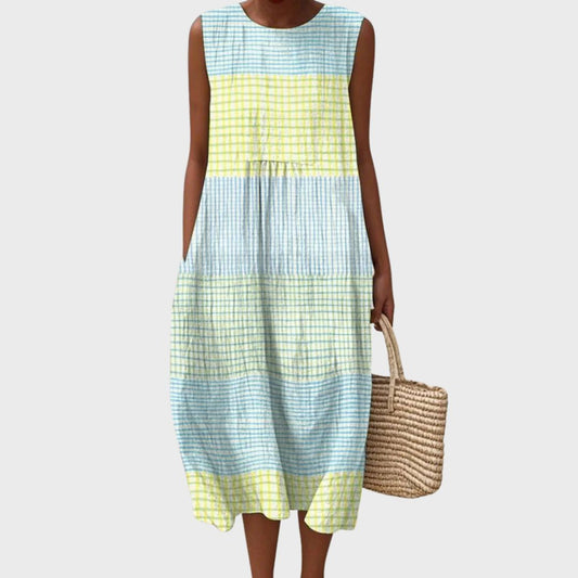 Casual Soft Stretch Relaxed Fit Knee-Length Dress | Mira 1