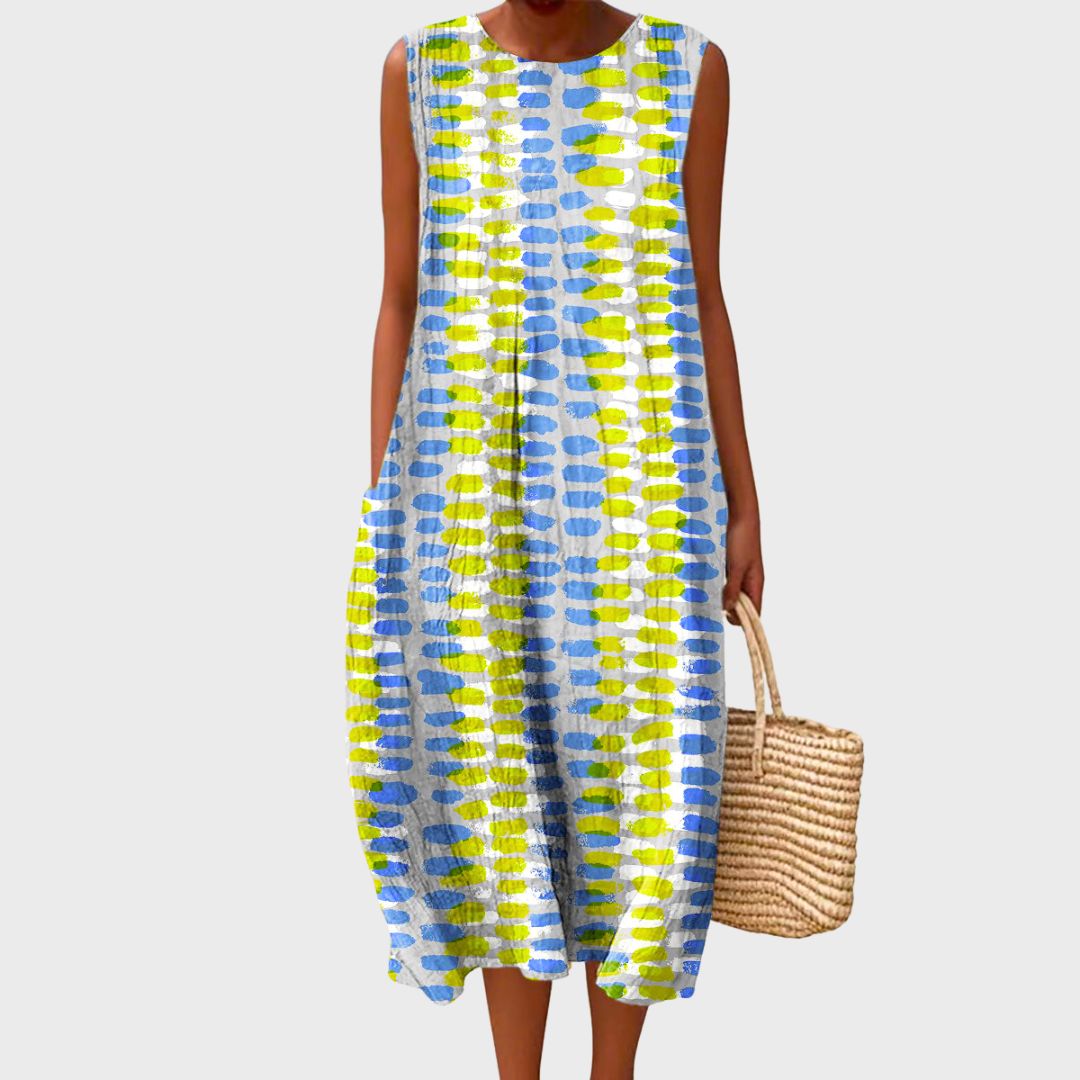 Casual Soft Stretch Relaxed Fit Knee-Length Dress | Mira 2
