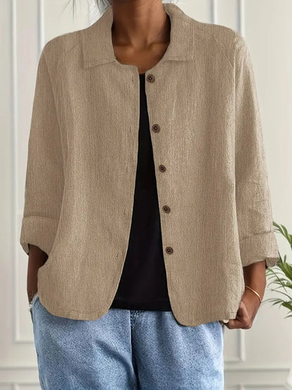 Denise | Women's Classic Lightweight Layered Long Sleeve Versatile Shirt 2