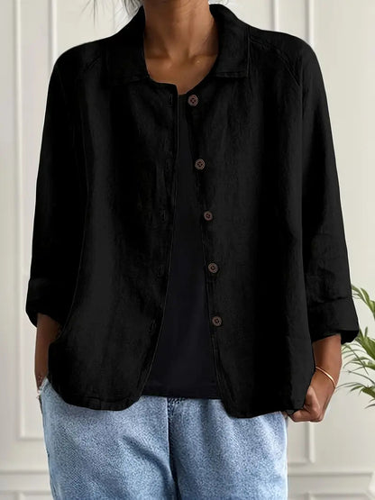 Denise | Women's Classic Lightweight Layered Long Sleeve Versatile Shirt 5