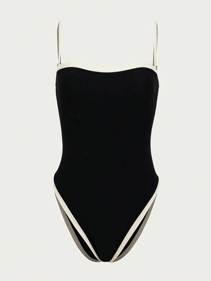 Nerina | Women's Elegant High Leg Underwire-Free Quick-Dry One Piece Swimsuit 2