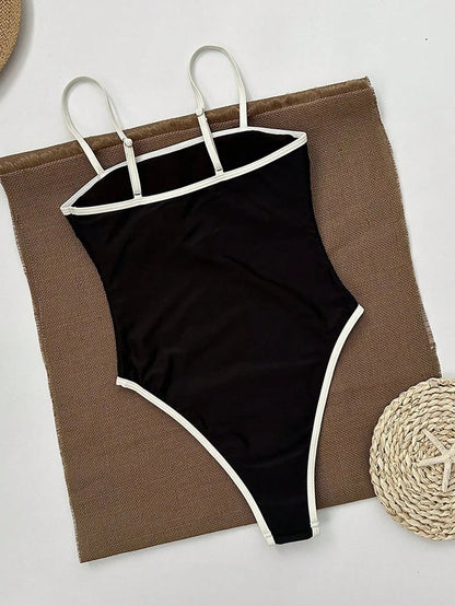 Nerina | Women's Elegant High Leg Underwire-Free Quick-Dry One Piece Swimsuit 5