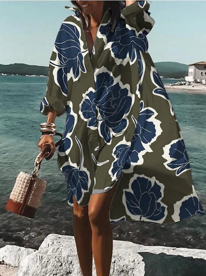 Vacation Floral Mini Dress with Loose Fit | Zara 8