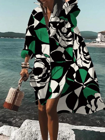 Vacation Floral Mini Dress with Loose Fit | Zara 9