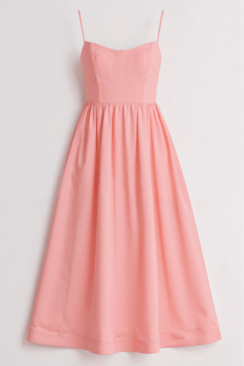 Wedding Guest A-Line Midi with Slim Straps for Formal Events | Mira 8